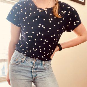 J Crew Polka Dot T-Shirt